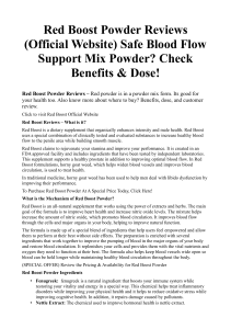 Red Boost Powder Reviews (Official Website) Safe Blood Flow Support Mix Powder Check Benefits & Dose!