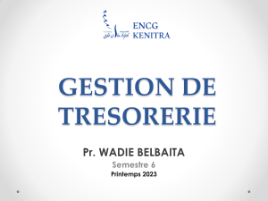 cours GESTION DE TRESORERIE S6 2023