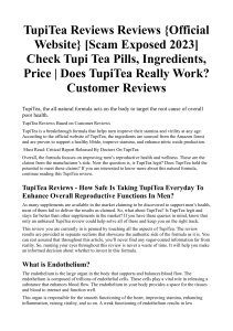 TupiTea Reviews Reviews Official Website Scam Exposed 2023 Check Tupi Tea Pills, Ingredients, Price  Does TupiTea Really Work Customer Reviews