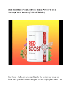 Red Boost Reviews(Red Boost Tonic Powder Untold Secret) Check Now on (Official Website)