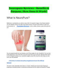 Neuropure Reviews - Benefits & Purpose, How Does It Work 