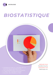 Biostatistiques