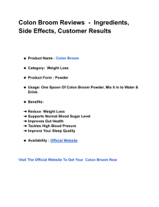 Colon Broom Reviews - Ingredients, Side Effects, Customer Results