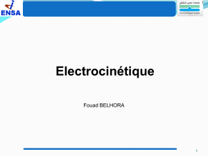 Cours Electrocintique