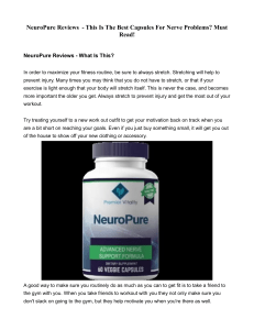 NeuroPure Reviews  - This Is The Best Capsules For Nerve Problems