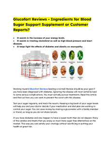 Glucofort Reviews
