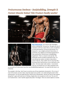 Prohormones For BodyBuilding