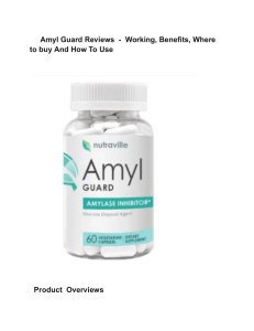Amyl Guard Reviews - Working, Benefits, Where to buy And How To Use?