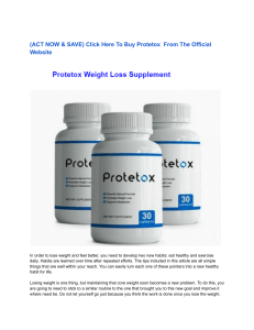 Protetox Reviews - 100% Scientifically proven Formula