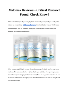 Abdomax Reviews - Critical Research Found! Check Know !
