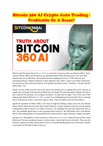 Bitcoin 360 AI Crypto Auto Trading