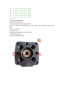 #fit for Head rotor Mitsubishi 4G15