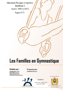 Les familles gymniques (1)
