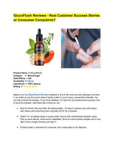 GlucoFlush Reviews - Real Customer Success Stories or Consumer Complaints