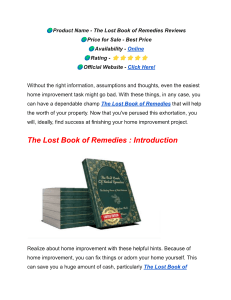 The Lost Book of Remedies Reviews [ Herbal Remedies ] Update 2023