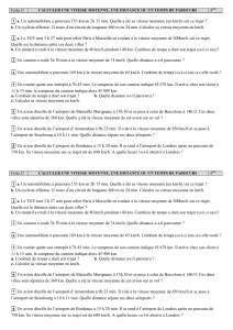 fiche j1 calculer une vitesse moyenne une distance ou un temps