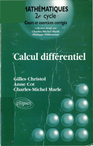 Calcul différentiel   Cours et exercices corrigés