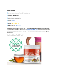 Okinawa Flat Belly Tonic Reviews