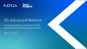 5G-Advanced Webinar A comprehensive overview of CSP Business and Tech Priorities