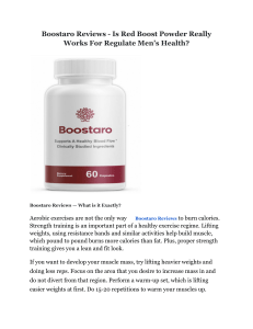 Boostaro Reviews - Is Red Boost Powder Really Works For Regulate Men’s Health?