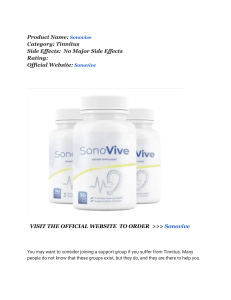 Sonovive Reviews - Cost, Ingredients, Side Effects, Benefits, Official Website