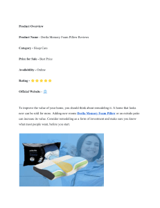 Derila Memory Foam Pillow Reviews - [Updated 2023]Honest Users Review