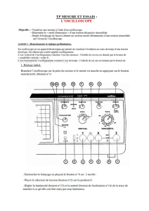 COURS DE MESURE OSCILLOSCOPE