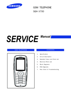 samsung sgh-x700 service manual