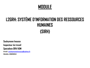 système d'information ressources humaines