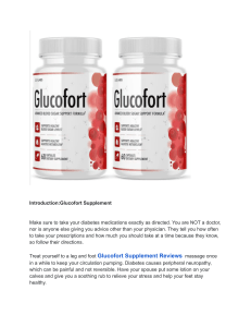 Glucofort Supplement Reviews - User Exposed Truth! Must Read