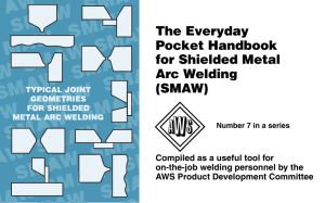 144650 PHB-7-1998 The Everyday Pocket Handbook for Shielded Metal Arc Welding (SMAW)