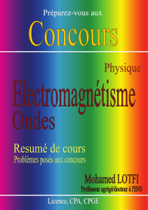 livre electromagnetisme