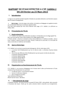 RAPPORTS  DE STAGE  INSTITUT   SALONGO  2022-2023