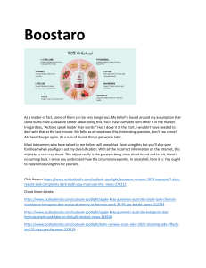 Boostaro
