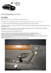 [TUTO] Reparation leve vitre avant par 800dr