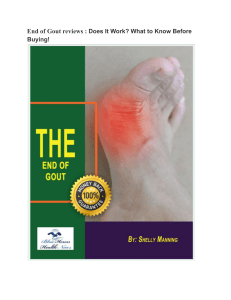 end of gout