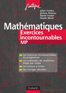 Mathematiques Exercices incontournables (MP)