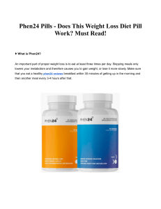Phen24 Pills - Does This Weight Loss Diet Pill Work Must Read