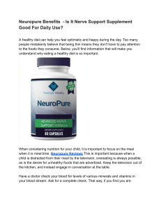 Neuropure-Nereve Support Supplement!