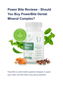 Power Bite Reviews - Should You Buy PowerBite Dental Mineral Complex 