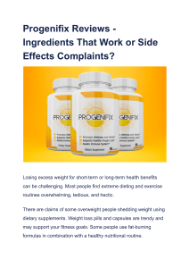 Progenifix Reviews - Ingredients That Work or Side Effects Complaints 