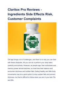 Claritox Pro Reviews - Ingredients Side Effects Risk, Customer Complaints
