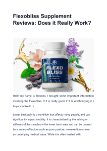 FlexoBliss Reviews - Should You Buy Flexo Bliss or Cheap Scam Product 