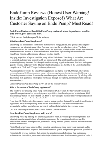 EndoPump Reviews Honest User Warning Insider Investigation Exposed What Are Customer Saying on Endo Pump Must Read
