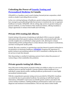 Paternity DNA test Canada
