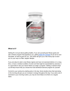Testo 911 Reviews - Is It Safe And Effective Supplement?