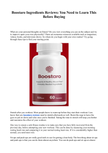Boostaro Ingredients Reviews: You Need to Learn This Before Buying