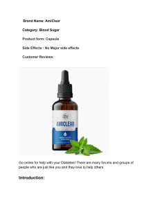 AmiClear Ingredients - Is Worth For Money  Read This Before You Try It!