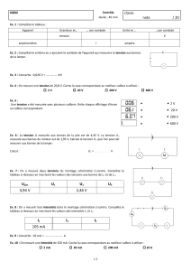 evaluation bilan electricite