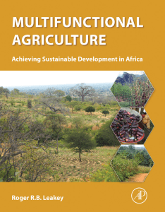 Achieving SDGs in Africa - Multifunctional Agriculture  Cover and Contents